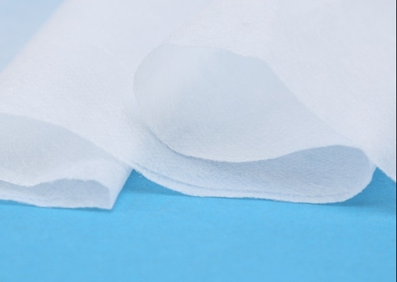 10 - 320cm SSS Non Woven Fabric White Breathable For Diaper Top Layer