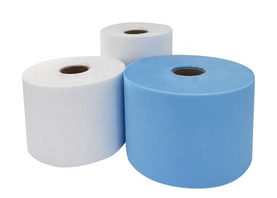Mua SS / SSS Spunbond Vải không dệt 15GSM-25GSM cho khăn ăn vệ sinh Nguyên liệu thô online manufacture