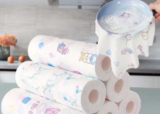 Mua Gỗ Pulp Spunlace Spunlace Vải không dệt Vải công nghiệp Máy lau chùi online manufacture