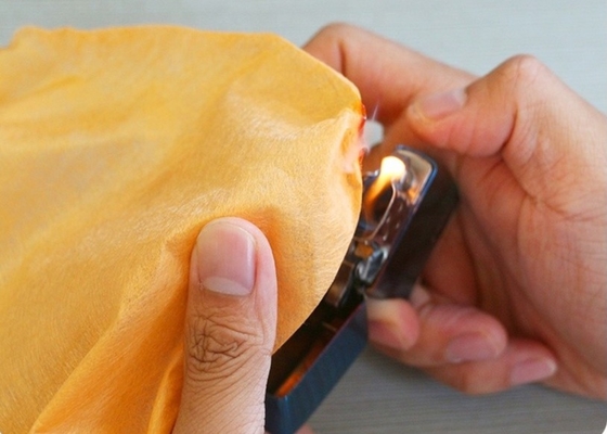 Mua Vải chống cháy Spunlace Vải không dệt / Vải Viscose Polyester cho khăn ướt online manufacture