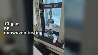 Kiểm tra độ bền kéo của vải không dệt PP 15 gsm hình vuông