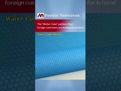 Mẫu vải hình khối nước PP