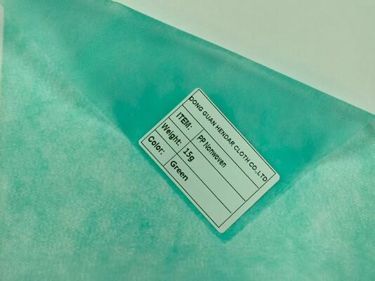 Sản xuất nhà máy PP không dệt vệ sinh Báo cáo thử nghiệm ISO900 2015 TDS cho tấm giường mặt nạ